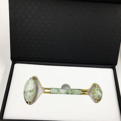 Monsera jade face roller for a daily skincare ritual