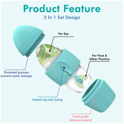 Monsera facial ice roller detail