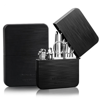 Monsera grooming kit with nail clippers, brow scissors and tweezers