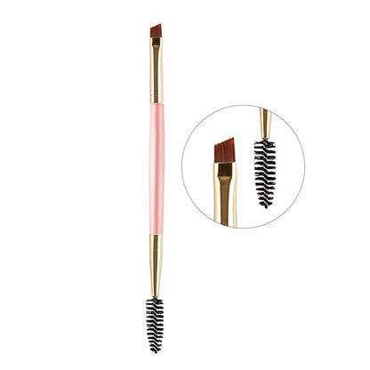 Monsera natural bristle brow brush detail