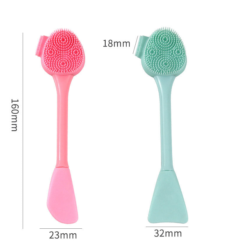 Monsera manual facial cleansing brush detail
