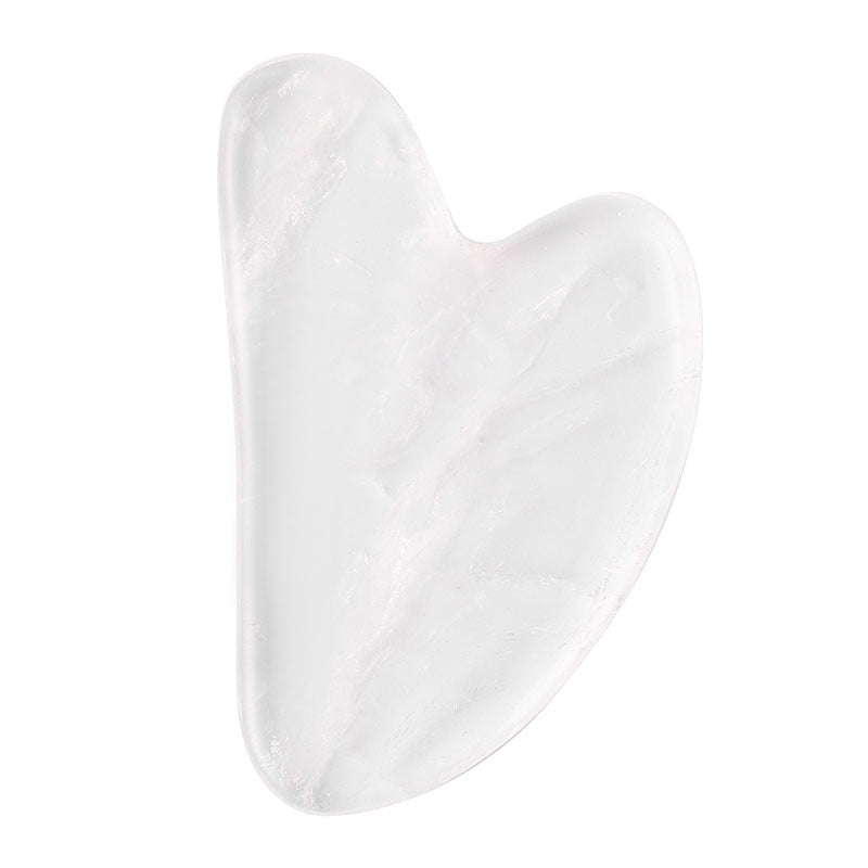 Monsera natural gua sha stone for a calming self-care ritual