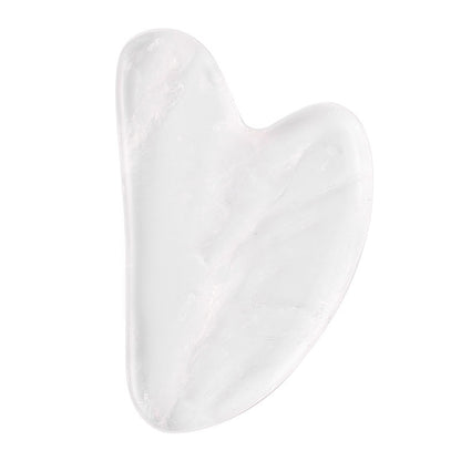 Monsera natural gua sha stone for a calming self-care ritual