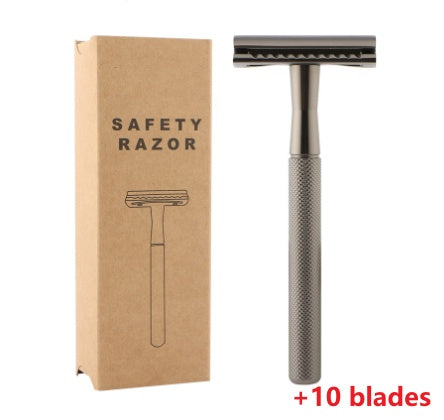 Monsera Classic Double Edge Safety Razor detail