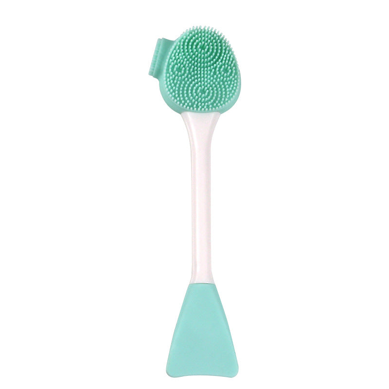 Soft silicone bristles of the Monsera facial cleansing brush