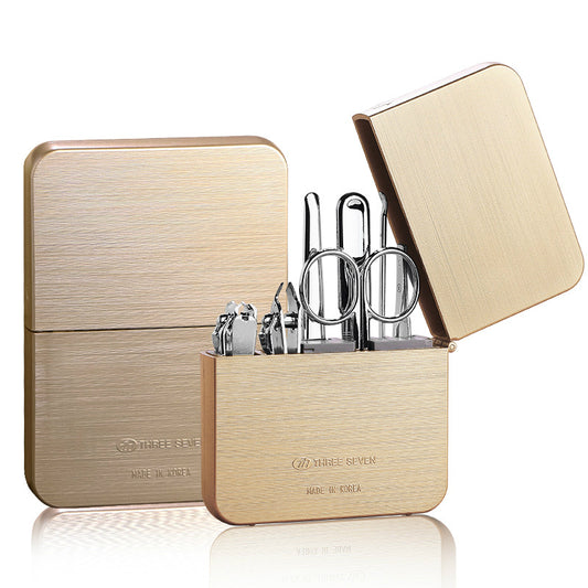 Monsera Precision Grooming Kit – 7-piece manicure and brow set