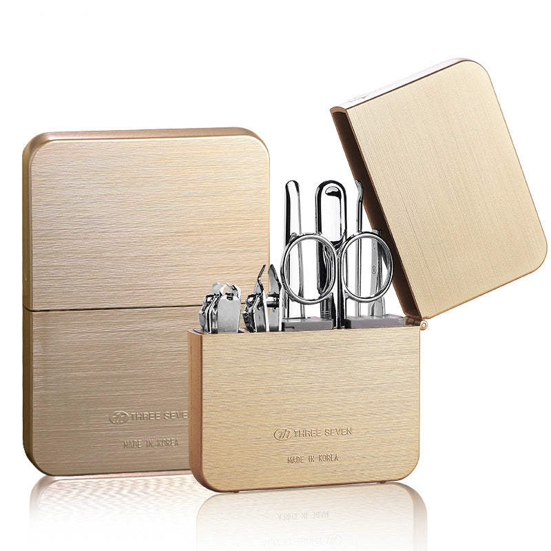 Monsera Precision Grooming Kit – 7-piece manicure and brow set
