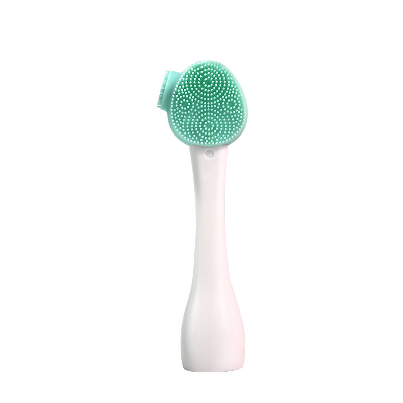 Monsera silicone facial cleansing brush – close-up