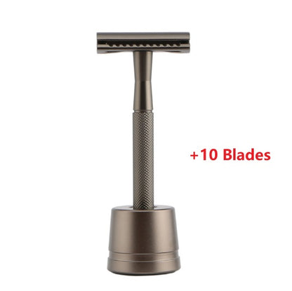 Monsera Classic Double Edge Safety Razor – finish detail