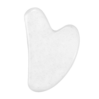 Monsera gua sha facial massage stone detail