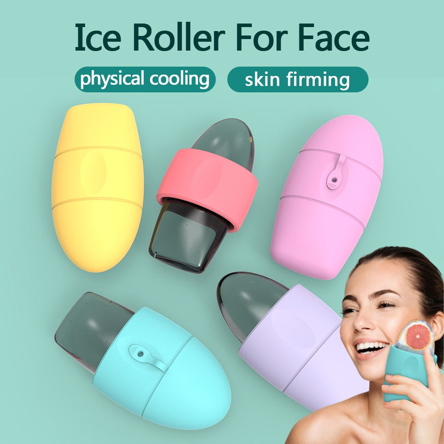 Monsera Reusable Facial Ice Roller in silicone